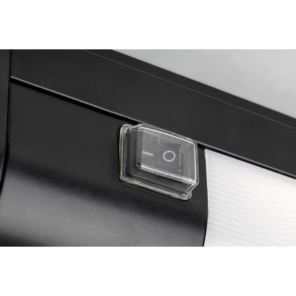 Rabalux - LED φωτιστικό κάτω ντουλάπι με πρίζα LED/17W/230V 4000K IP44 μαύρο 57 εκ.