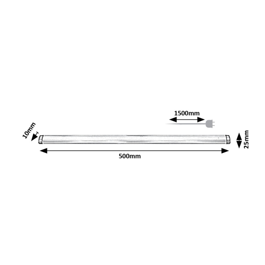 Rabalux - LED Dimmable φωτιστικό πάγκου κουζίνας LED/5W/230V 4000K 50 cm