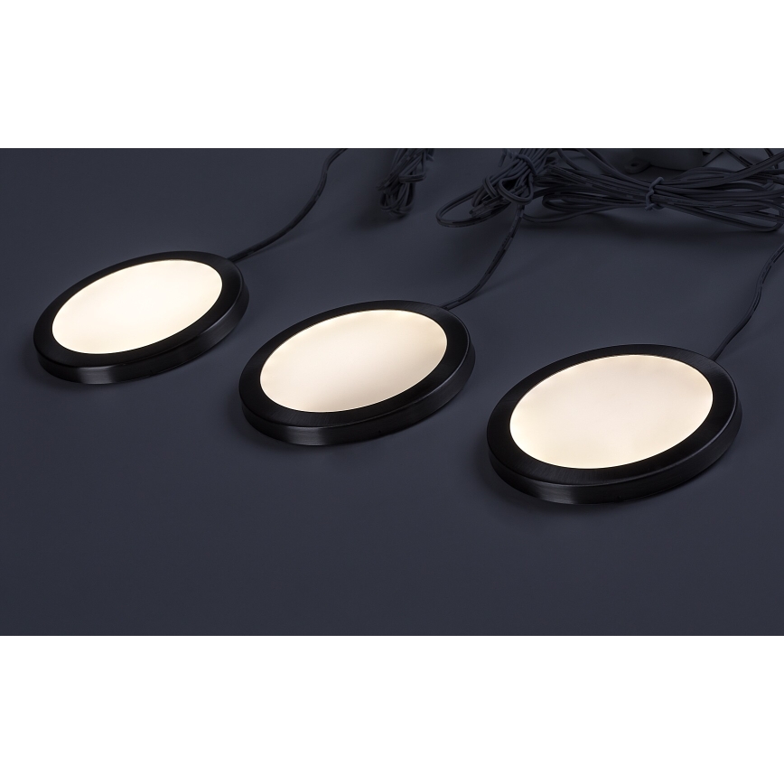 Rabalux 78043 - ΣΕΤ 3x LED Dimmable φωτιστικό γραφείου SOCAVI 3xLED/1W/230V 4000K