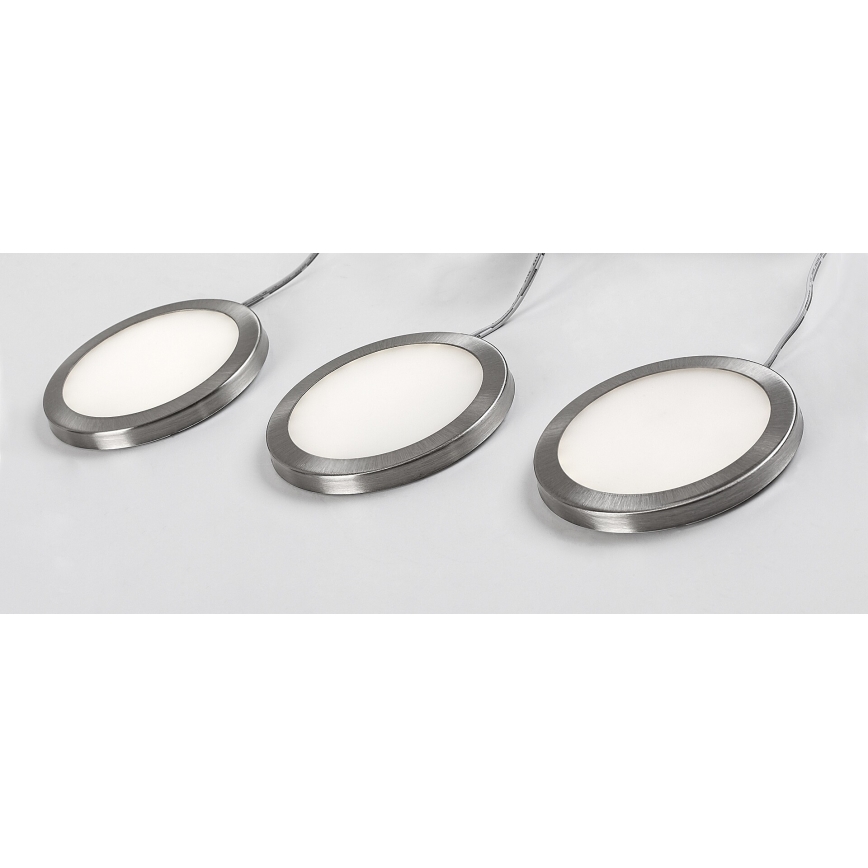 Rabalux 78043 - ΣΕΤ 3x LED Dimmable φωτιστικό γραφείου SOCAVI 3xLED/1W/230V 4000K