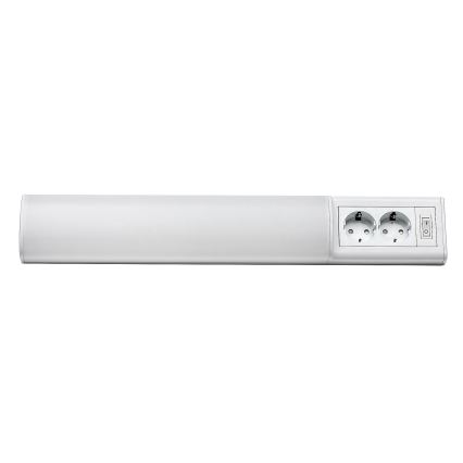 Rabalux - Φωτιστικό πάγκου κουζίνας LED με 2 πρίζες LED/10W/230V 4000K 50 cm λευκό