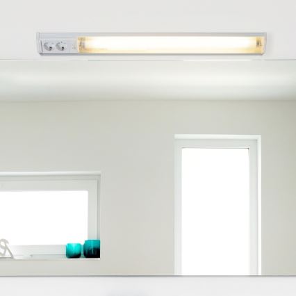 Rabalux - Φωτιστικό πάγκου κουζίνας LED με 2 πρίζες LED/15W/230V 4000K 70 cm λευκό