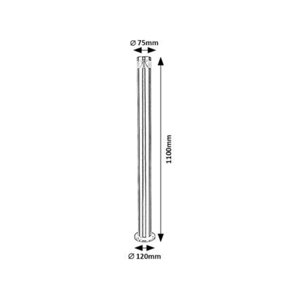 Rabalux - LED Λάμπα εξωτερικού χώρου LED/7W/230V 110 cm IP54