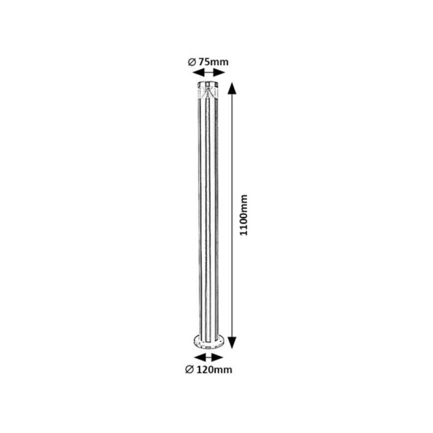 Rabalux - LED Λάμπα εξωτερικού χώρου LED/7W/230V 110 cm IP54