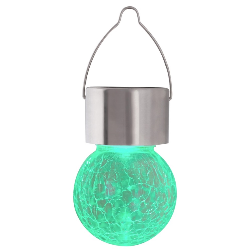 Rabalux - Ηλιακό φως εξωτερικού χώρου LED RGB με διακόπτη LED/0,06W 2/3AA IP44