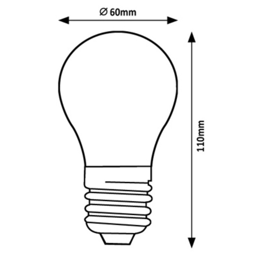 Rabalux - Λαμπτήρας LED A60 E27/7W/230V 3000K Energy class A