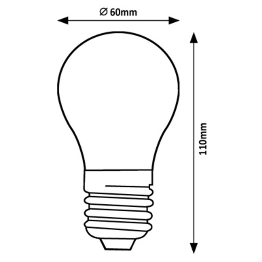 Rabalux - Λαμπτήρας LED A60 E27/7W/230V 4000K Energy class A