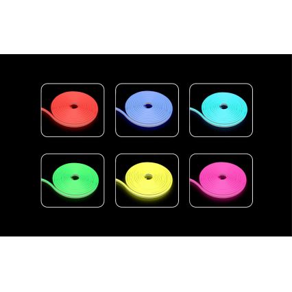 Rabalux - Ρυθμιζόμενη λωρίδα LED RGBW LED/21W/230V 5 μ IP67 + τηλεχειριστήριο