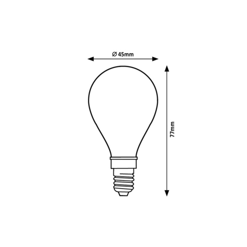 Rabalux - Λαμπτήρας LED G45 E14/4W/230V 2700K