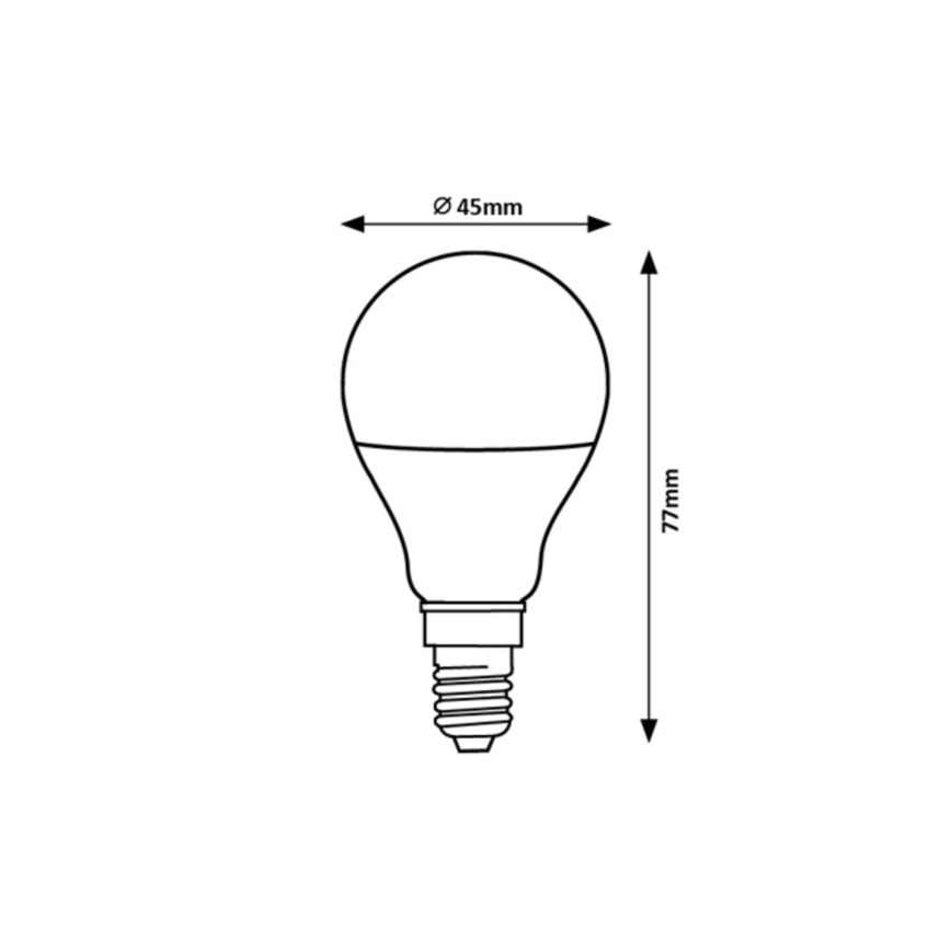 Rabalux - Λαμπτήρας LED G45 E14/5W/230V 4000K