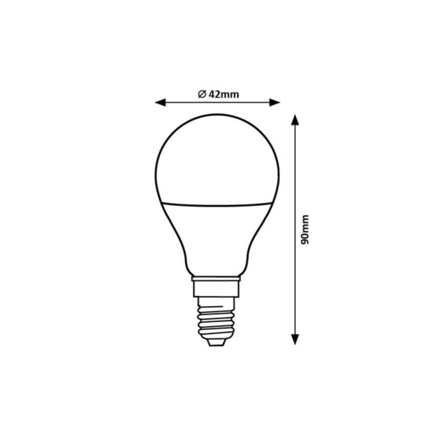 Rabalux - Λαμπτήρας LED G45 E14/9W/230V 3000K
