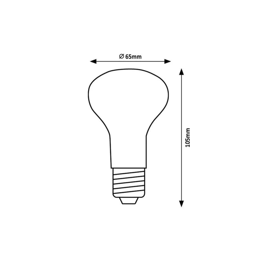 Rabalux - Λαμπτήρας LED R63 E27/9W/230V 4000K