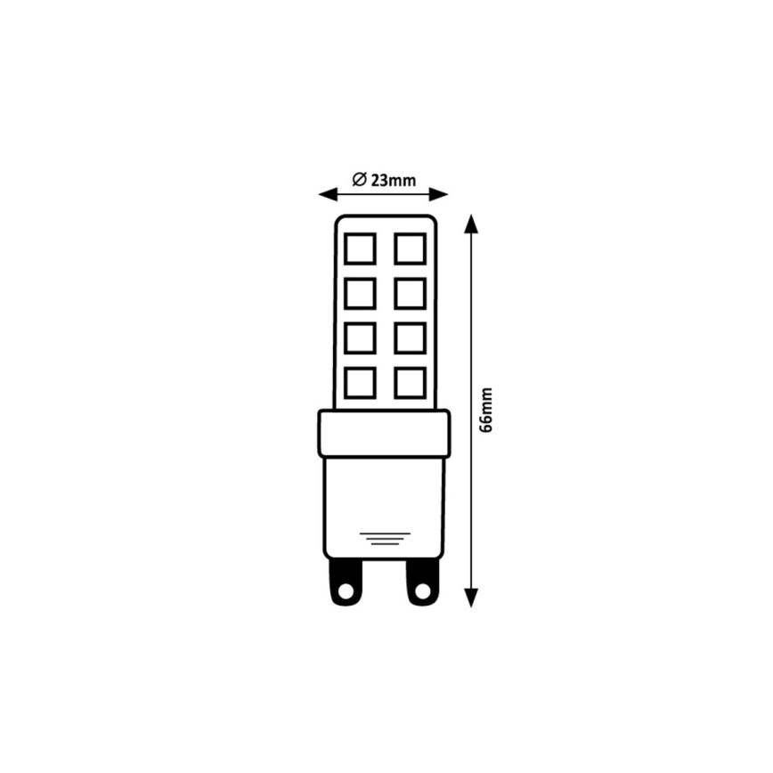Rabalux - Λαμπτήρας LED G9/7W/230V 3000K