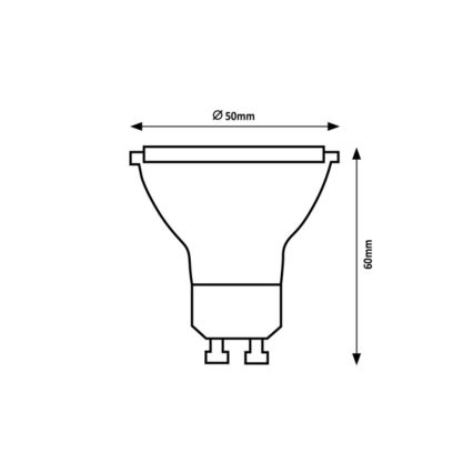 Rabalux - LED λάμπα SMD GU10/7W/230V 4000K