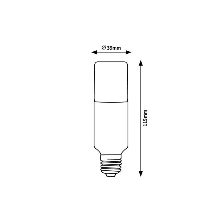 Rabalux 79134 - Λαμπτήρας LED SMD T39 E27/9W/230V 4000K