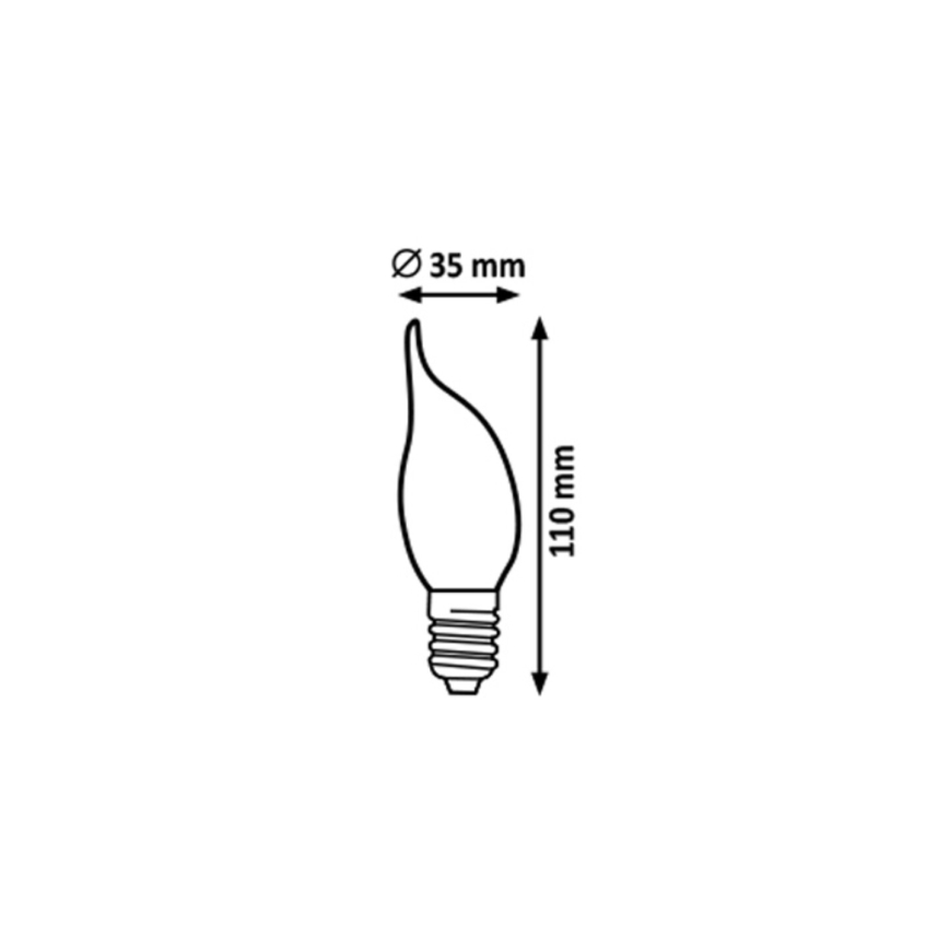 Rabalux - Λαμπτήρας LED FILAMENT CF35 E14/4W/230V 4000K