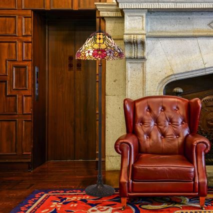 Rabalux - Tiffany επιδαπέδια λάμπα βιτρό 2xE27/60W/230V