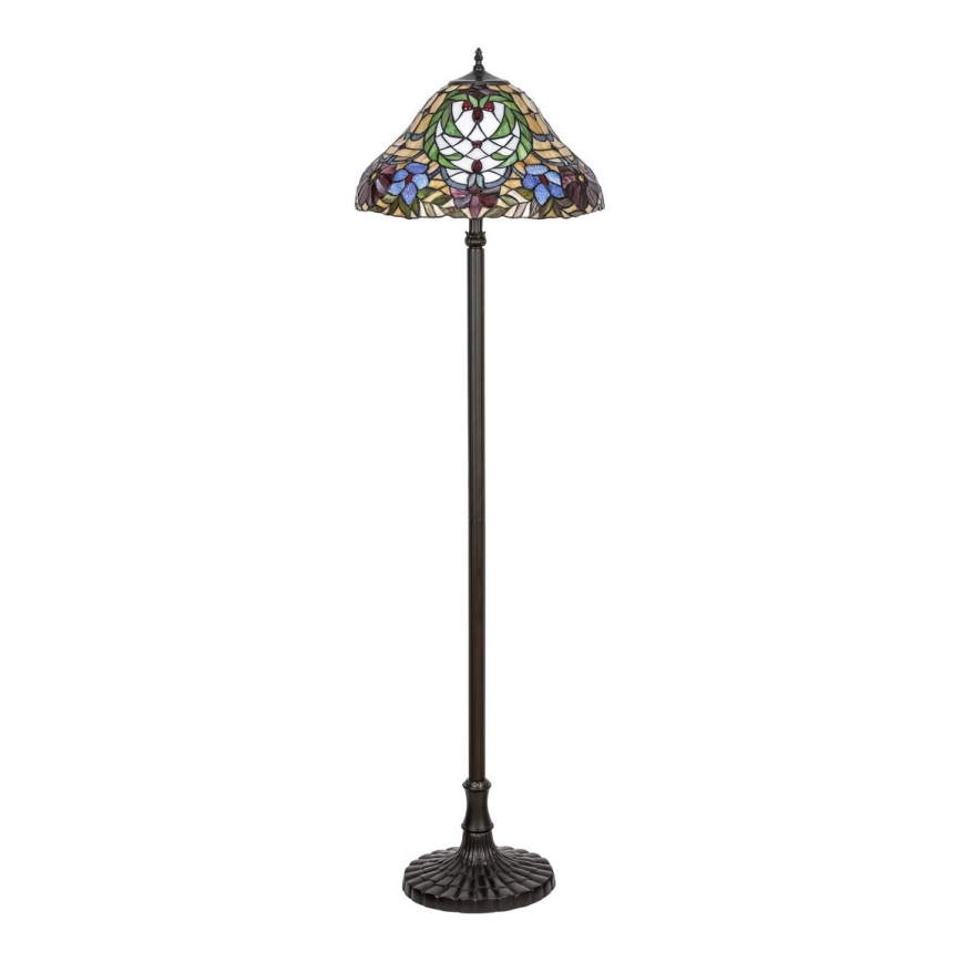 Rabalux - Tiffany επιδαπέδια λάμπα βιτρό 2xE27/60W/230V