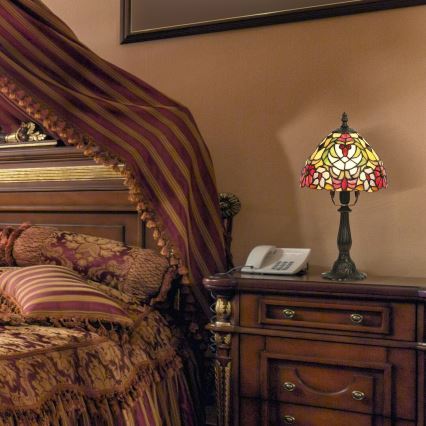 Rabalux - Tiffany επιτραπέζια βιτρό λάμπα 1xE14/40W/230V