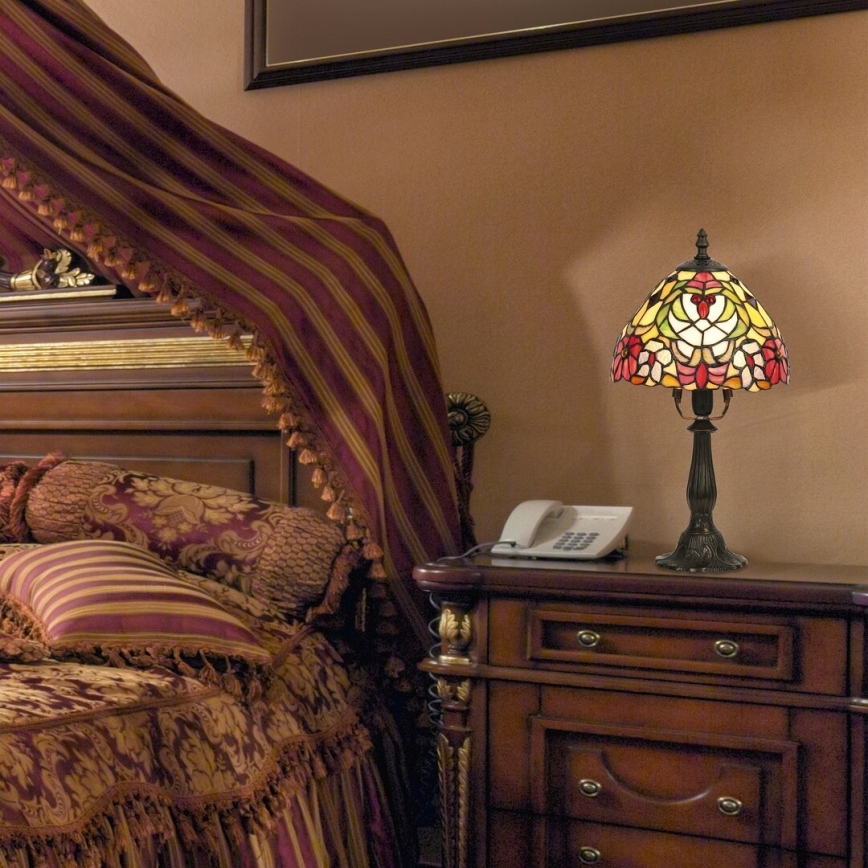 Rabalux - Tiffany επιτραπέζια βιτρό λάμπα 1xE14/40W/230V