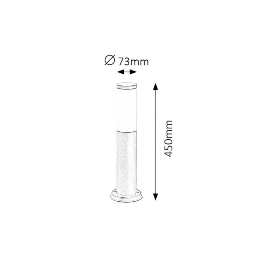 Rabalux - Λάμπα εξωτερικού χώρου 1xE27/25W/230V IP44
