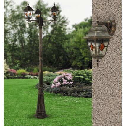 Rabalux - Φως τοίχου εξωτερικού χώρου 1xE27/60W/230V