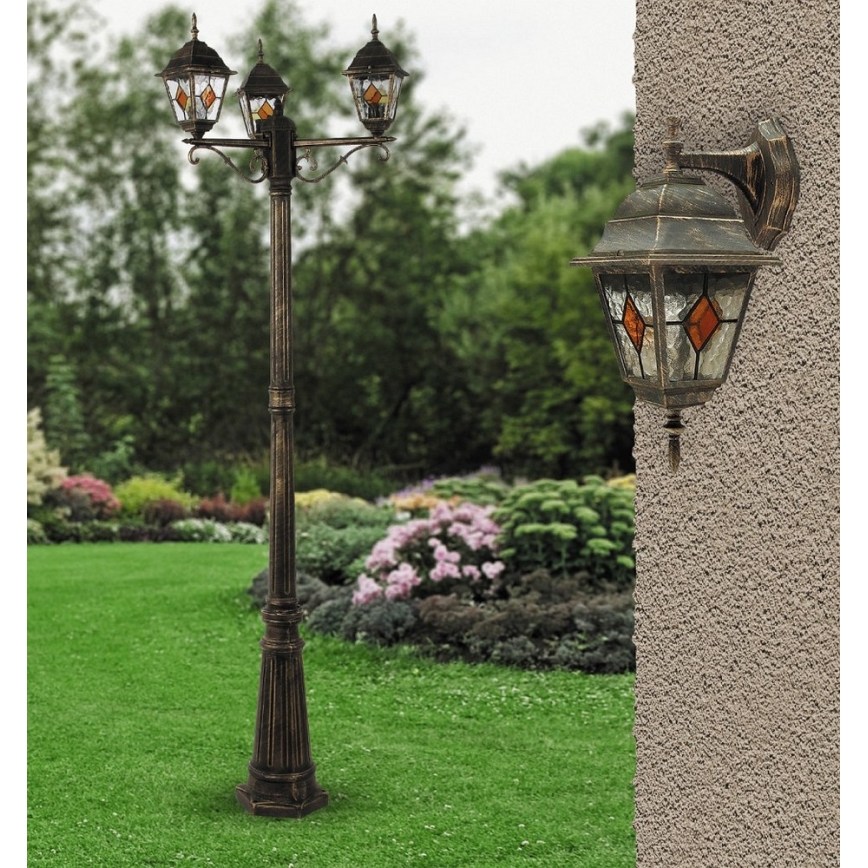 Rabalux - Λάμπα εξωτερικού χώρου 3xE27/60W/230V