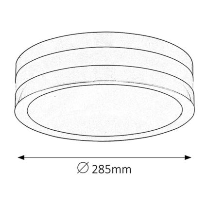 Rabalux - Φως τοίχου εξωτερικού χώρου 2xE27/11W/230V IP44