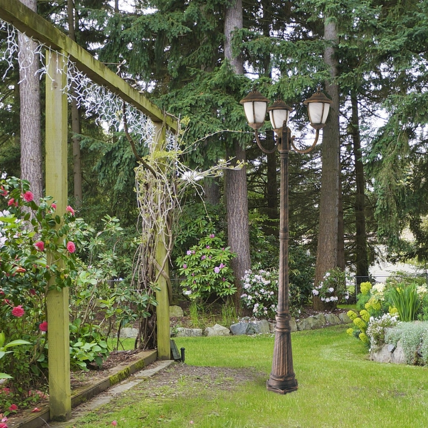 Rabalux - Λάμπα εξωτερικού χώρου 3xE27/60W/230V 210 cm