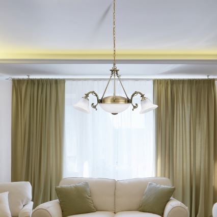 Rabalux 8553 - Πολύφωτο σε αλυσίδα ORCHIDEA 3xE14/40W+2xE27/60W