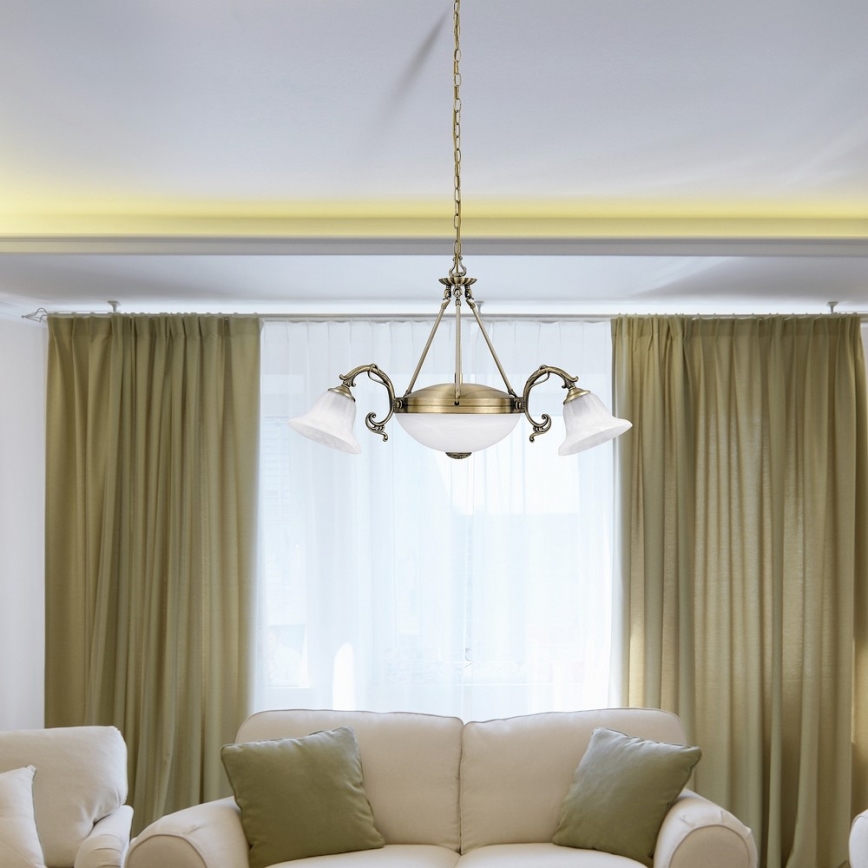 Rabalux 8553 - Πολύφωτο σε αλυσίδα ORCHIDEA 3xE14/40W+2xE27/60W