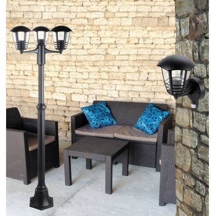 GARDEN - Λάμπα εξωτερικού χώρου 3xE27/60W/230V IP44 1,9 m