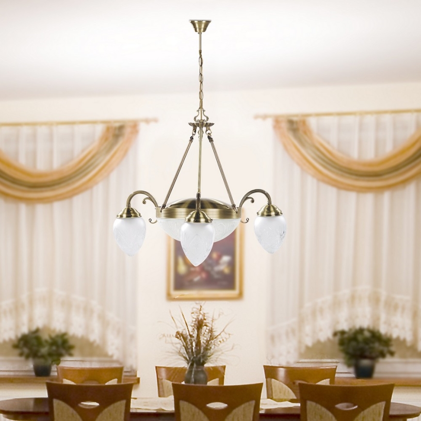 Rabalux 8633 - Πολύφωτο σε αλυσίδα ANNABELLA 3xE14/40W+2xE27/60W