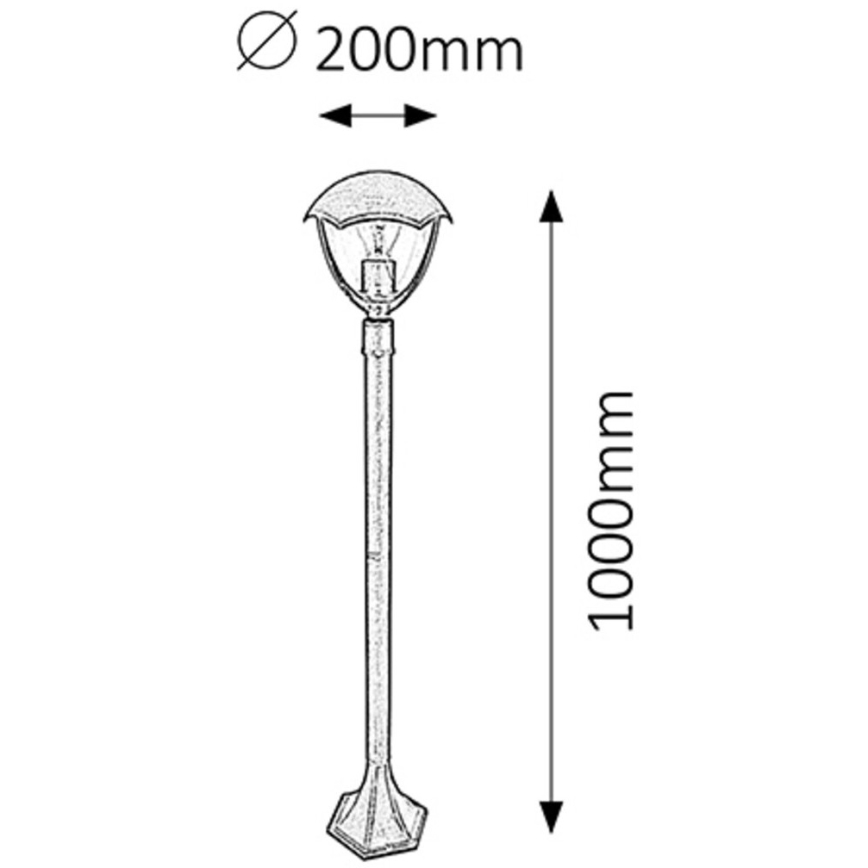 Rabalux 8674 - Λάμπα εξωτερικού χώρου MIAMI 1xE27/40W/230V IP44