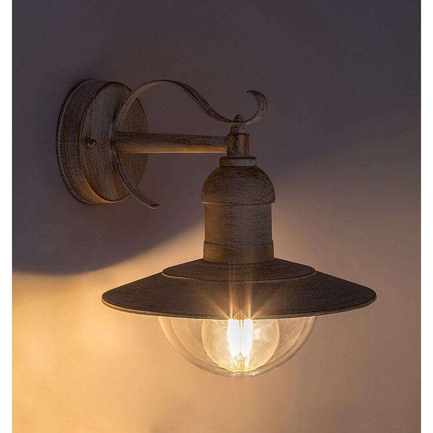 Rabalux - Φως τοίχου εξωτερικού χώρου 1xE27/60W/230V IP44