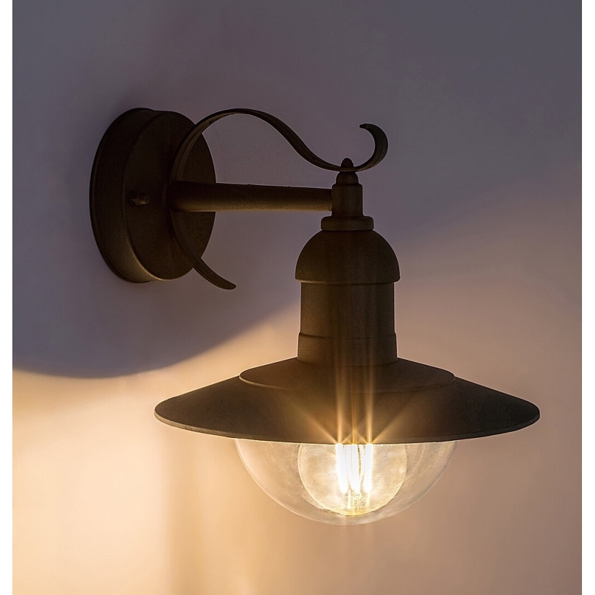 Rabalux - Φως τοίχου εξωτερικού χώρου 1xE27/60W/230V IP44