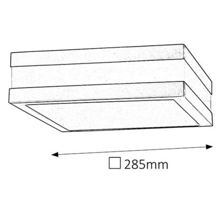 Rabalux - Φως τοίχου εξωτερικού χώρου 2xE27/11W/230V IP44