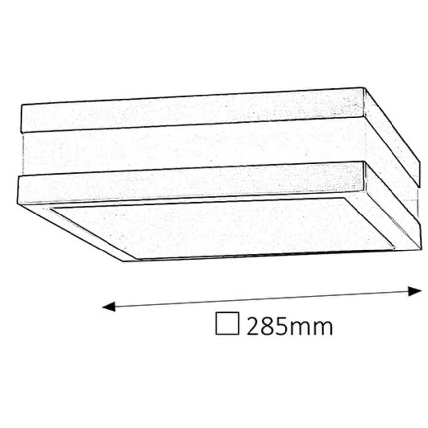 Rabalux - Φως τοίχου εξωτερικού χώρου 2xE27/11W/230V IP44