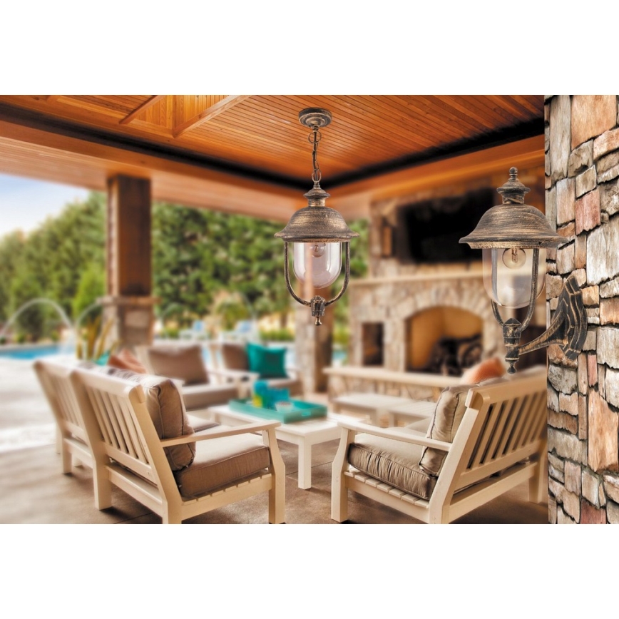 Rabalux - Κρεμαστό φως εξωτερικού χώρου 1xE27/100W IP44