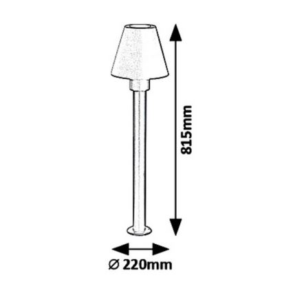 Rabalux 8845 - Λάμπα εξωτερικού χώρου FAVARA 1xE27/14W/230V IP44