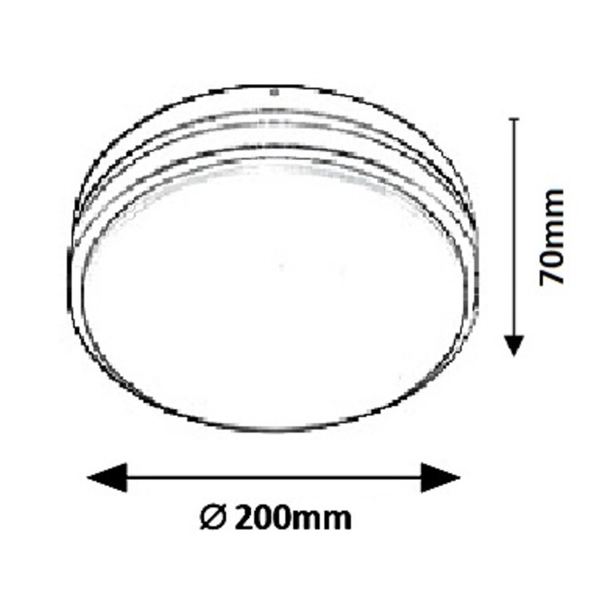 Rabalux 8847 - Φως τοίχου εξωτερικού χώρου LED HAMBURG LED/10W/230V IP44