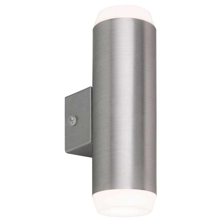 Rabalux - Επιτοίχιο φωτιστικό εξωτερικού χώρου LED 2xLED/4W/230V saténový ματ χρώμιο IP44