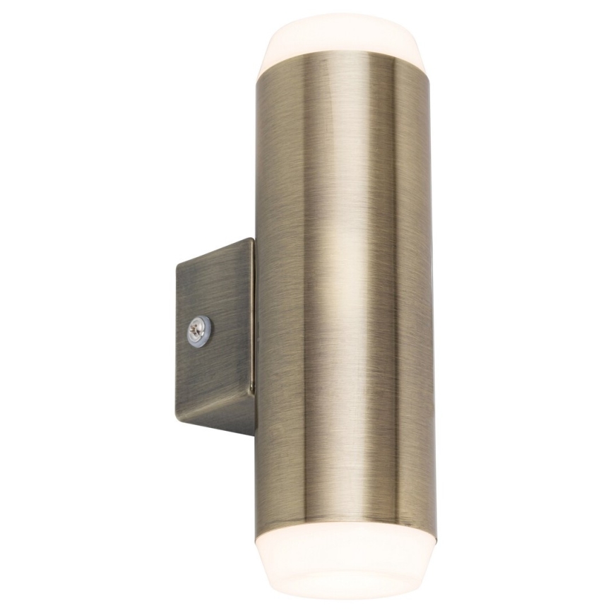 Rabalux - Φως τοίχου εξωτερικού χώρου LED 2xLED/4W/230V μπρονζέ IP44