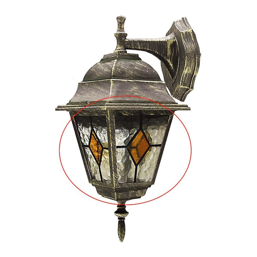 Rabalux - Ανταλλακτικό γυαλί για φωτιστικό εξωτερικού χώρου E27