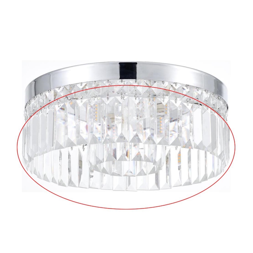 Rabalux - Ανταλλακτικό γυαλί για φωτιστικό οροφής SYBIL G9, διάμετρος 35 εκ.