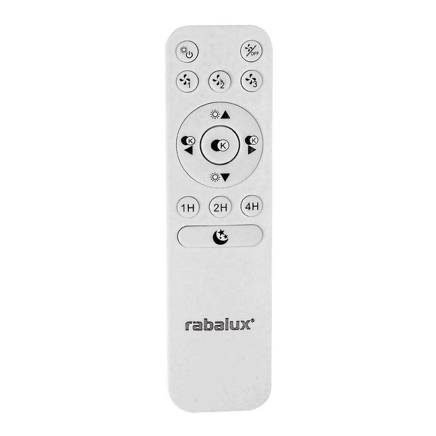 Rabalux - Dimmable Φωτιστικό οροφής LED με ανεμιστήρα LED/30W/230V + RC 3000-6500K
