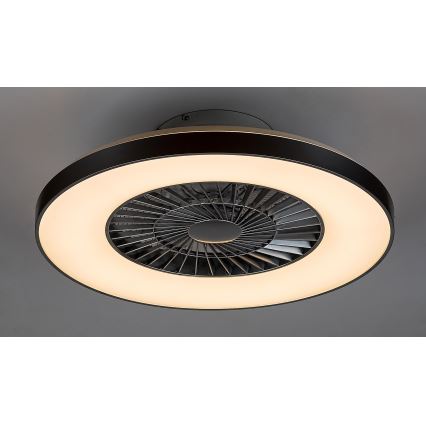 Rabalux - Φωτιστικό οροφής LED Dimmable με ανεμιστήρα LED/40W/230V 3000-6500K + τηλεχειριστήριο