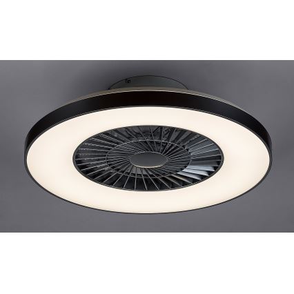Rabalux - Φωτιστικό οροφής LED Dimmable με ανεμιστήρα LED/40W/230V 3000-6500K + τηλεχειριστήριο