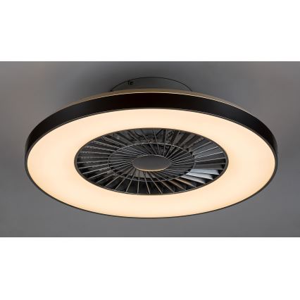 Rabalux - Φωτιστικό οροφής LED Dimmable με ανεμιστήρα LED/40W/230V 3000-6500K + τηλεχειριστήριο