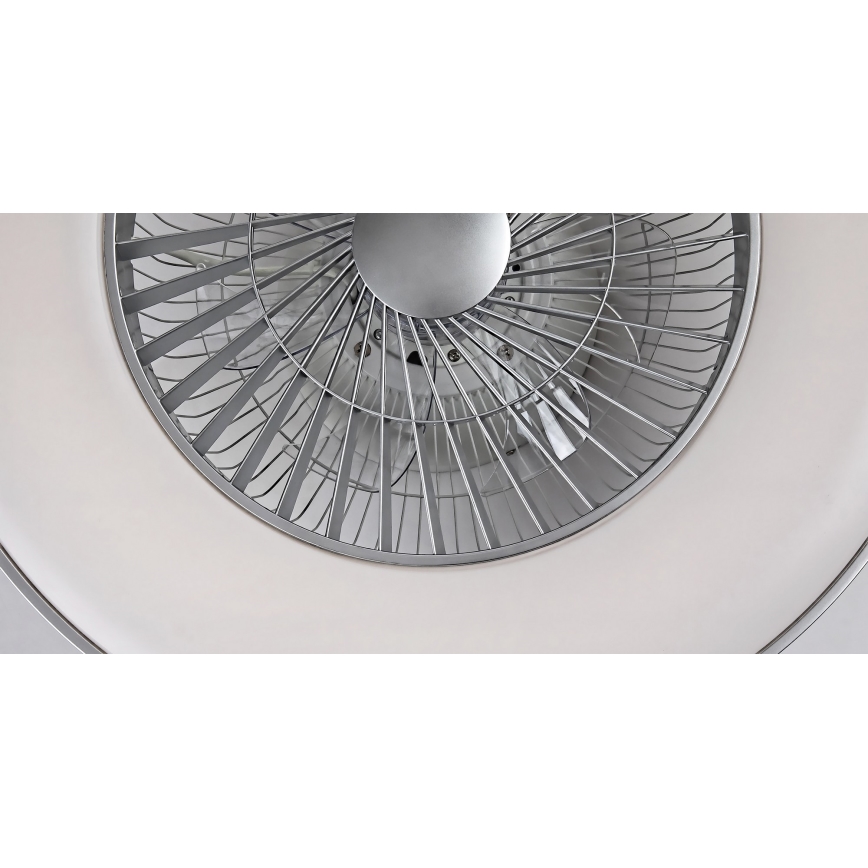 Rabalux - Φωτιστικό οροφής LED Dimmable με ανεμιστήρα LED/40W/230V 3000-6500K + τηλεχειριστήριο